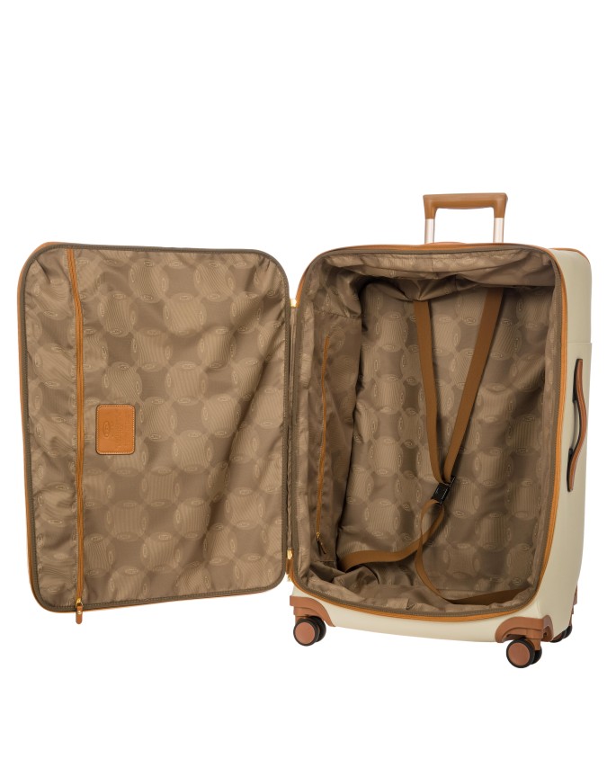 Bric's - Mittlerer Trolley aus geprägtem Stoff, Modell 4R, 70