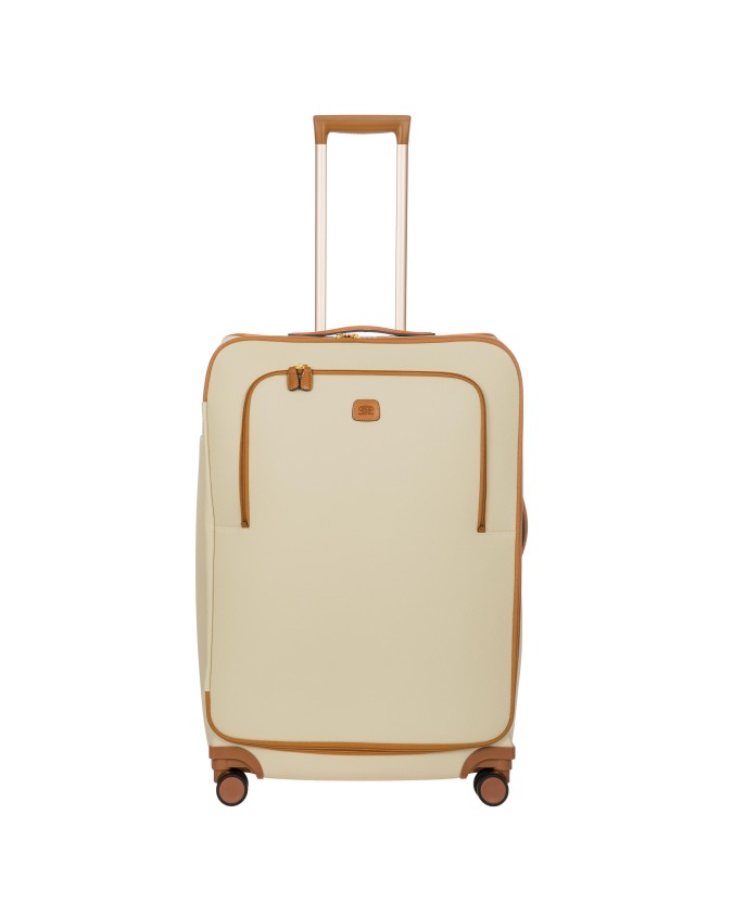 Bric's - Mittlerer Trolley aus geprägtem Stoff, Modell 4R, 70