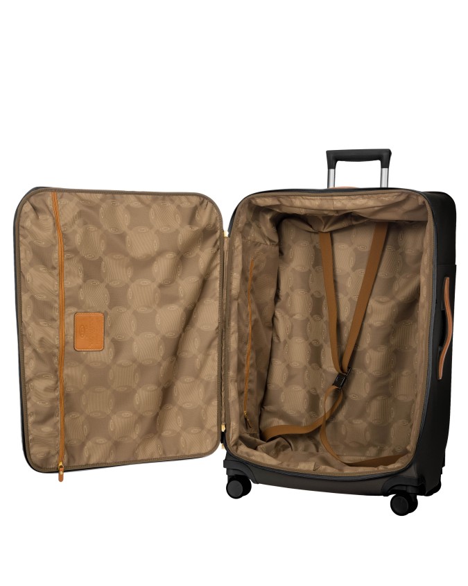 Bric's - Mittlerer Trolley aus geprägtem Stoff, Modell 4R, 70