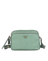 Ynot – Umhängetasche Camera Bag, Größe M, aus Stoff mit Logo und Kunstleder, mit Fronttasche Cloud