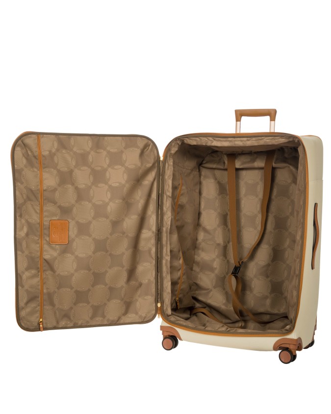 Bric's - Large 4R 80 cm Florence Embossed Fabric Trolley