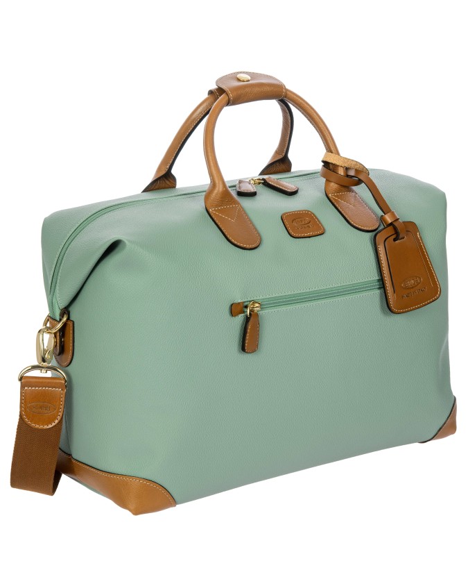  Bric's - Borsone Duffle Tg. M con Tracolla in Tessuto Goffrato