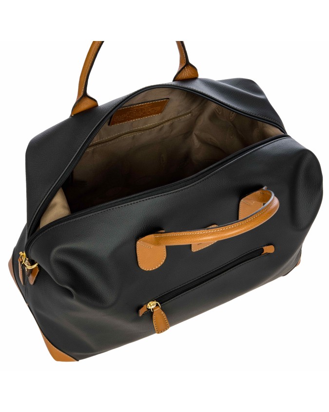 Bric's - Size M Duffle Bag with Embossed "Firenze" Fabric