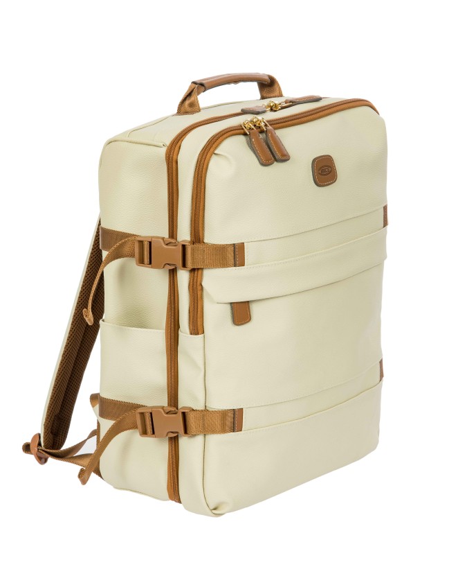 Bric's - "Firenze" Embossed Fabric Underseat Travel Backpack