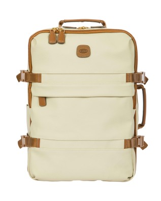 Bric's - "Firenze" Embossed Fabric Underseat Travel Backpack