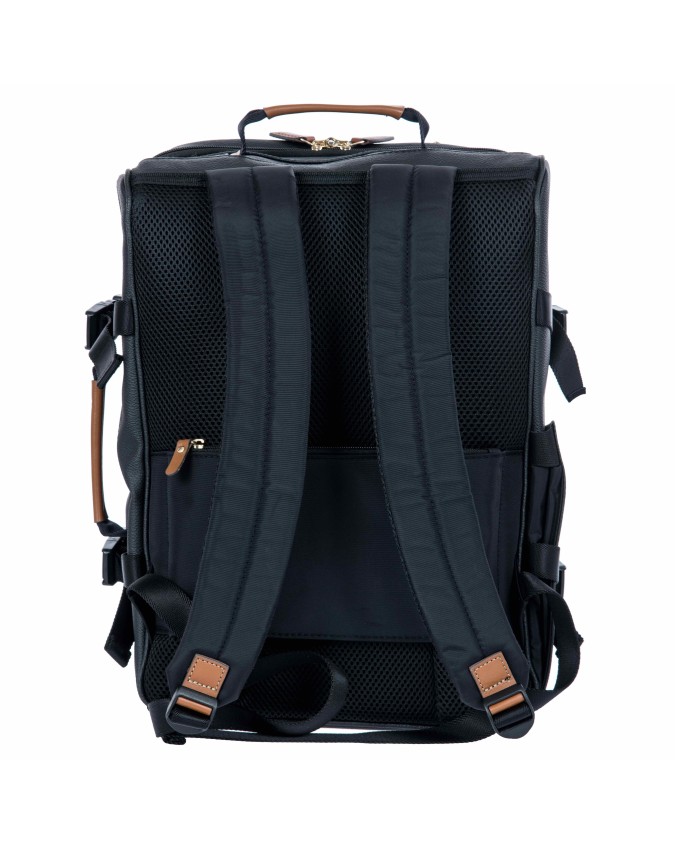 Bric's - Underseat-Reiserucksack aus geprägtem Stoff Firenze