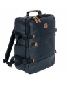Bric's - Underseat-Reiserucksack aus geprägtem Stoff Firenze
