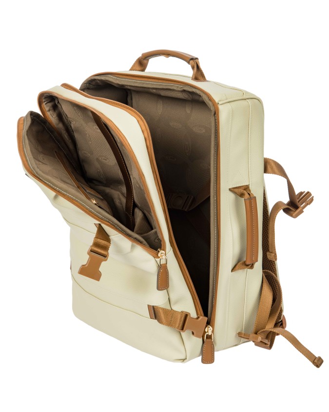 Bric's - "Firenze" Embossed Fabric Underseat Travel Backpack