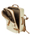Bric's - "Firenze" Embossed Fabric Underseat Travel Backpack