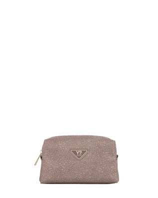  Ynot - Beauty case da viaggio in tessuto logato ed ecopelle