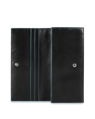 Portafogli Donna PIQUADRO - Portafoglio donna in pelle - Nero -