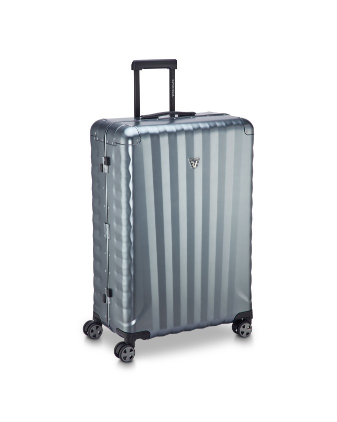 Roncato - Large 77.5 cm Aluminum 4-Wheel Trolley by Uno Al