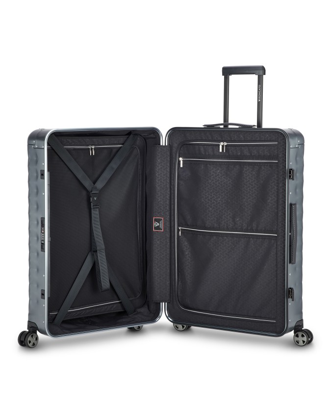 Roncato - Large 77.5 cm Aluminum 4-Wheel Trolley by Uno Al