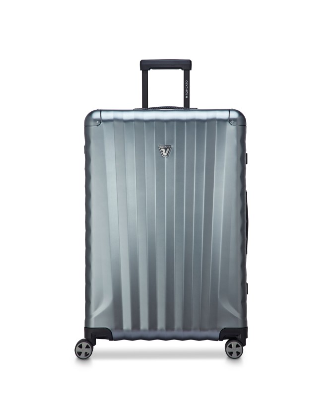Roncato - Large 77.5 cm Aluminum 4-Wheel Trolley by Uno Al