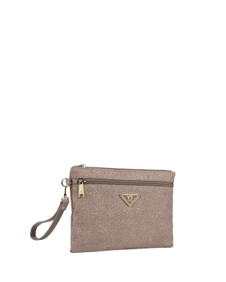  Ynot - Pochette con laccio laterale in tessuto logato ed 2