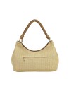 Ynot - Women's Hobo Bag with Braided Handle, Size L, in Malè