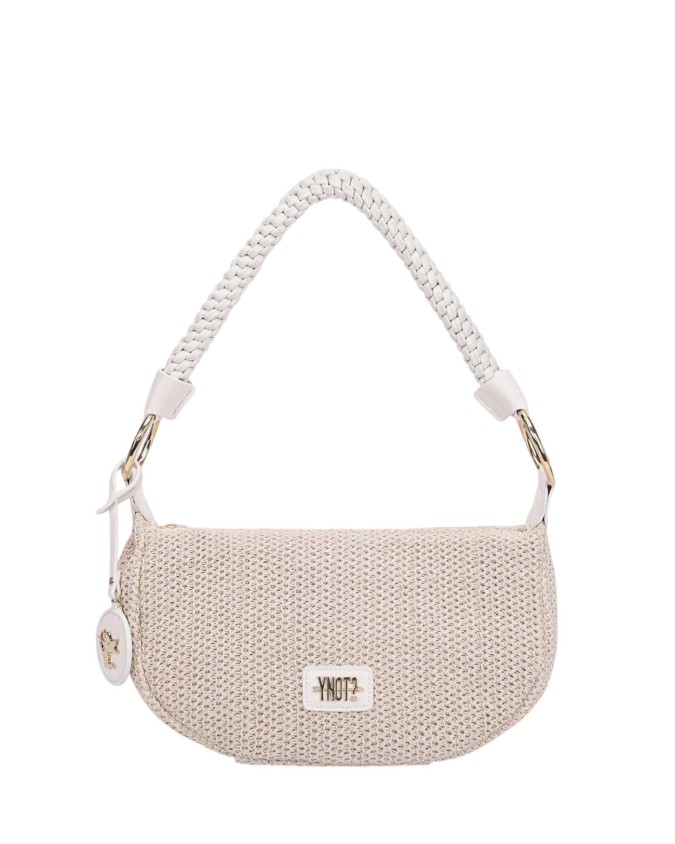 Ynot - Borsa Hobo Donna con Manico Intrecciato Tg. 