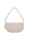 Ynot - Hobo bag with braided handle, Size XS, in Malè