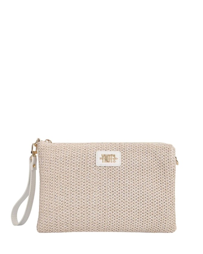 Ynot - Clutch with wrist strap and shoulder strap, Size M, in