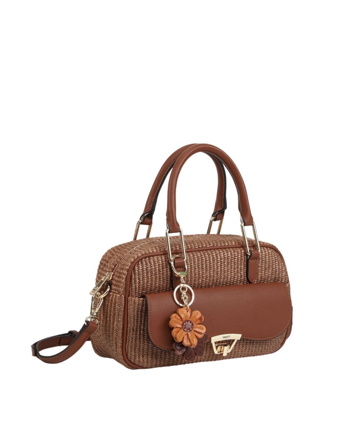 Ynot - Tote bag with front pocket and shoulder strap in