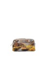 Ynot - Women's XS Beauty Case in Faux Leather with "City" Print