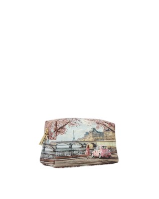  Ynot - Beauty Case Tg. S donna in ecopelle stampa città Yesbag 2