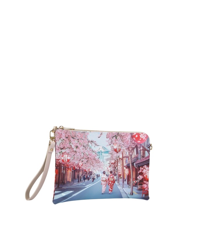 Ynot - Clutch Piccola in Ecopelle Stampa Città Yesbag