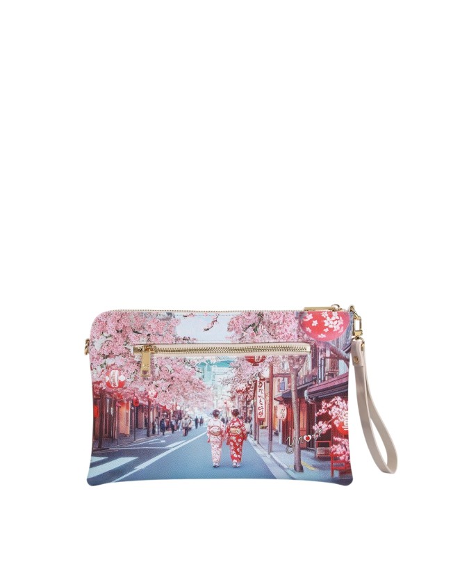 Ynot - Clutch, Size S, with a faux leather shoulder strap