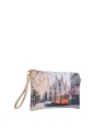 Ynot - Clutch Piccola in Ecopelle Stampa Città Yesbag
