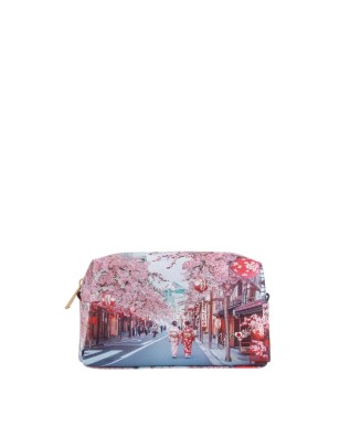  Ynot - Beauty Case Tg. S in ecopelle Stampa Città Yesbag