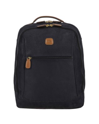  Bric's - Zaino Porta Pc 15.6" con Tasca Posteriore in Tessuto