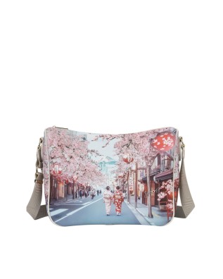 Ynot - Drawstring Bag with Ribbon Shoulder Strap, Size M, in 2