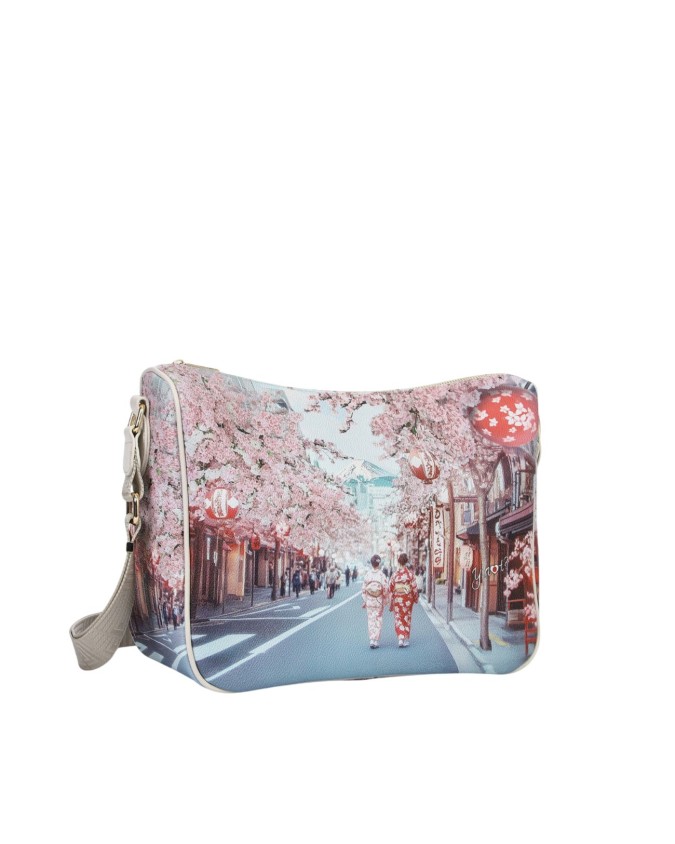  Ynot - Borsa a sacca con tracolla a nastro Tg. 