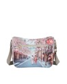  Ynot - Borsa a sacca con tracolla a nastro Tg. 