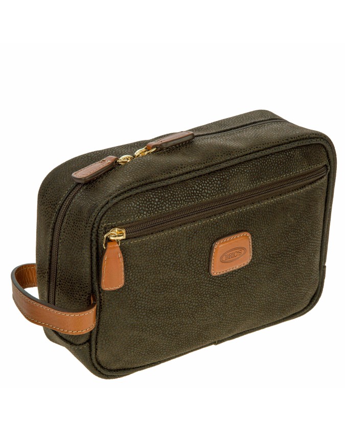 Bric's - Toiletry Bag with Front Pocket and Side Handle in Life