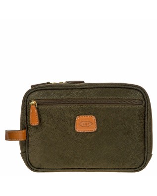 Bric's - Toiletry Bag with Front Pocket and Side Handle in Life