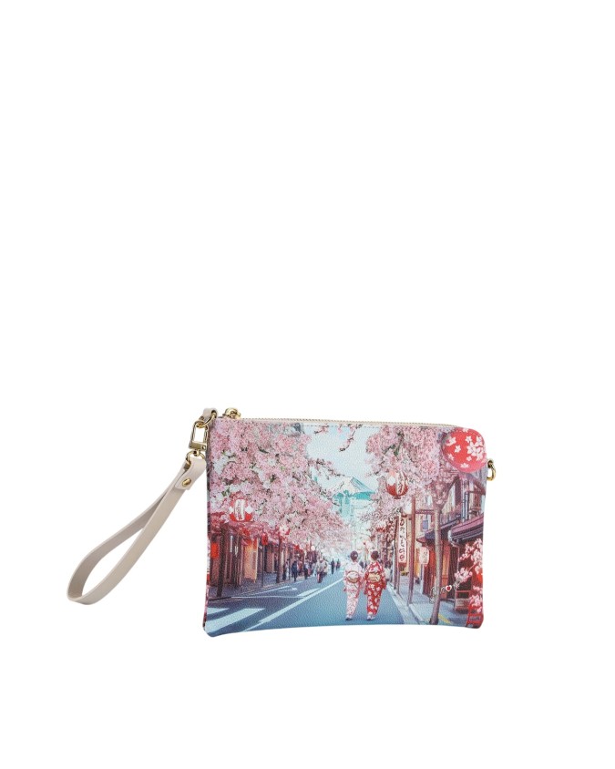 Ynot – Clutch aus Kunstleder, Größe XS, mit Schulterriemen mit