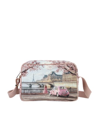  Ynot - Camera Bag Tg. M in ecopelle stampa città Yesbag