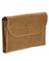Bric's - Large Tri-Fold Toiletry Bag in Life Suede Fabric
