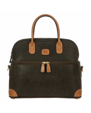 Bric's - Life Suede Fabric Beauty Case with Double Handles