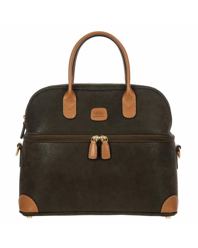 Bric's - Life Suede Fabric Beauty Case with Double Handles