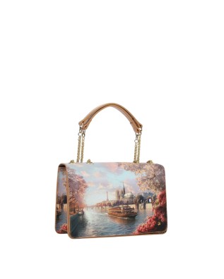  Ynot - Borsa postina Tg. S con patta e doppi manici in 2