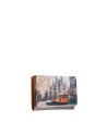 Ynot - Women's Wallet, Size XS, with Flap, in Faux Leather with