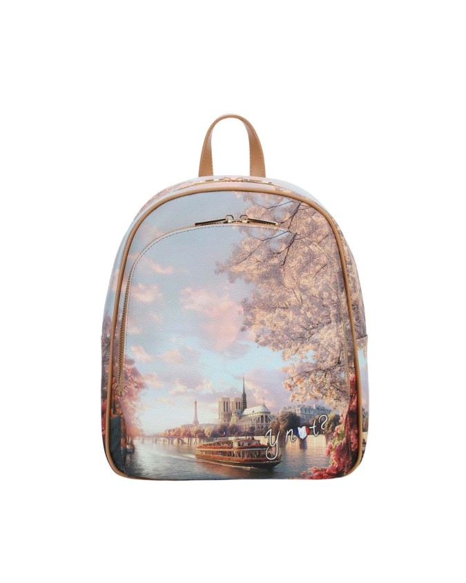 Ynot - Women's Backpack, Size M, with an External Pocket in