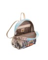 Ynot – Damenrucksack, Größe M, mit Außentasche aus Kunstleder