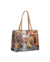 Ynot - Square Shopping Shoulder Bag, Size XL, in Faux Leather