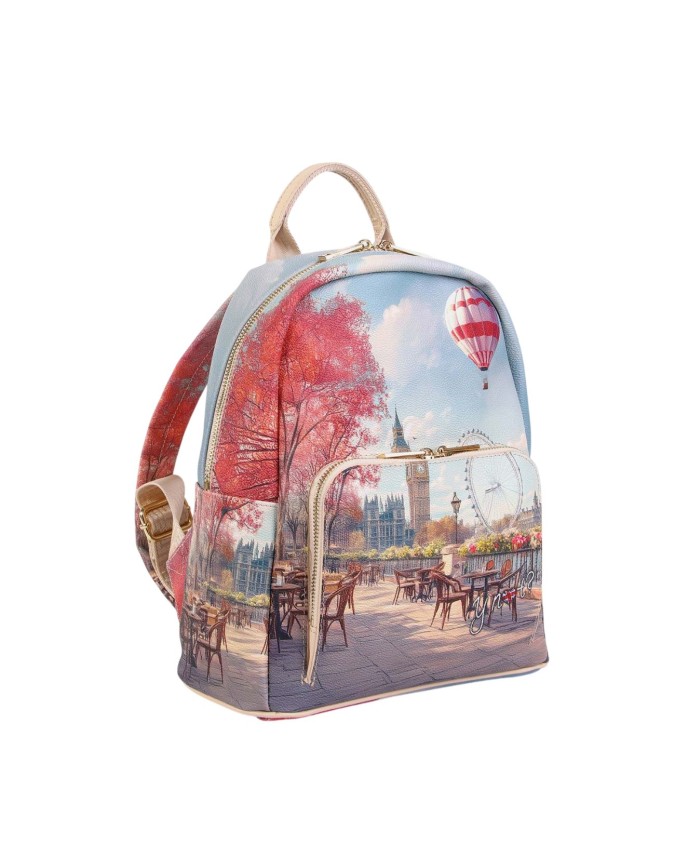 Ynot - Women's Backpack, Size M, with an external pocket in