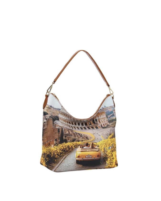 Ynot - XL Hobo Shoulder Bag in Faux Leather with a Single