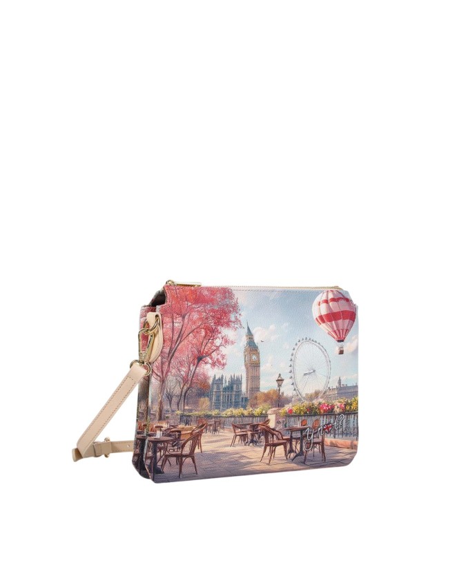 Ynot - Women's Shoulder Bag, Size M, with Two Compartments, in