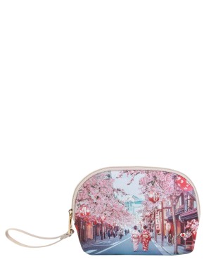 Ynot – Rounded Beauty Case, Size S, with faux leather handle